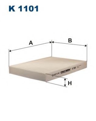 Фильтр салона FILTRON K1101