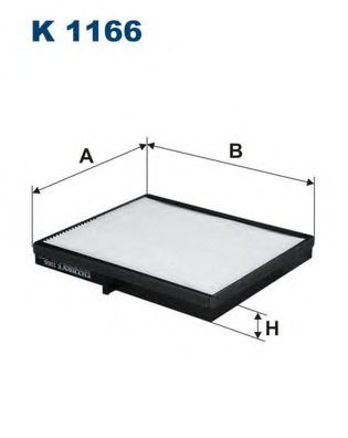 Фильтр салона FILTRON K1166