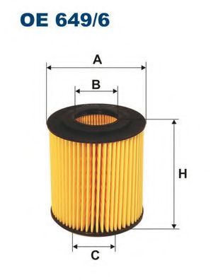 Масляный фильтр FILTRON OE649/6