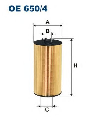 Масляный фильтр FILTRON OE650/4