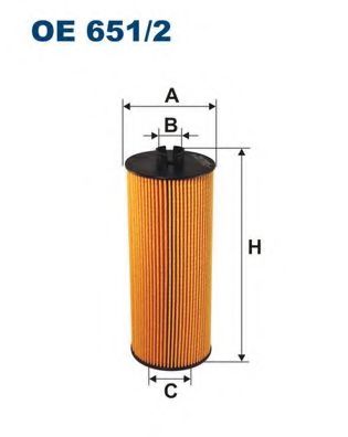 Масляный фильтр FILTRON OE651/2