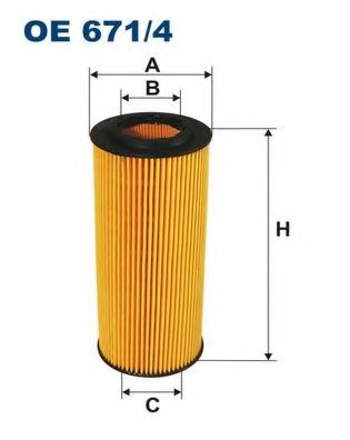 Масляный фильтр FILTRON OE671/4