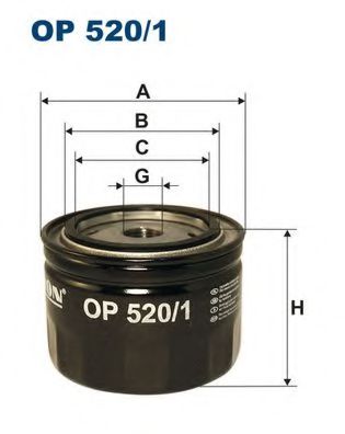 Масляный фильтр FILTRON OP520/1