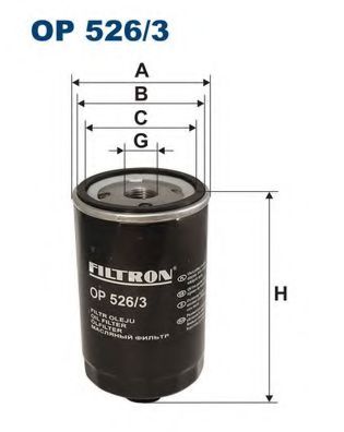 Масляный фильтр FILTRON OP526/3