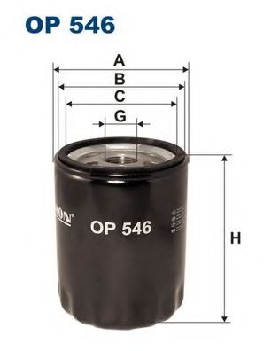 Масляный фильтр FILTRON OP546