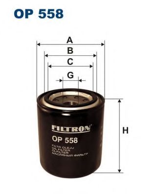 Масляный фильтр FILTRON OP558