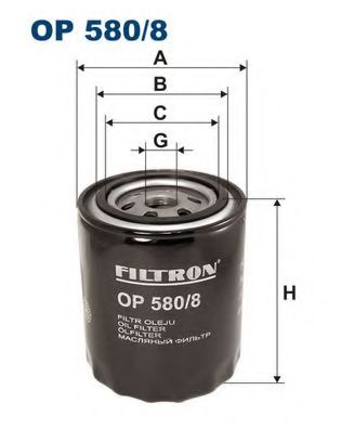 Масляный фильтр FILTRON OP580/8