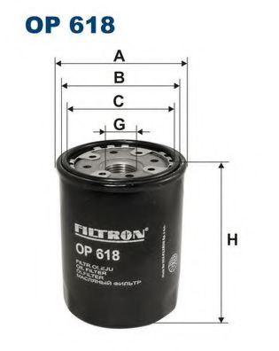 Масляный фильтр FILTRON OP618