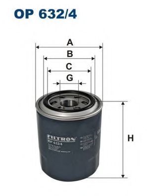 Масляный фильтр FILTRON OP632/4