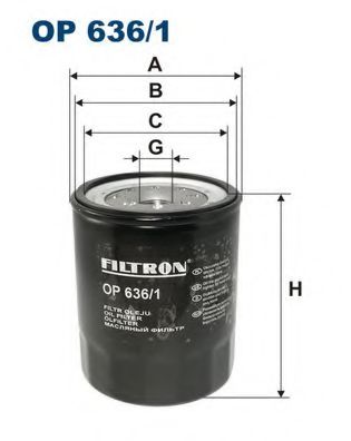 Масляный фильтр FILTRON OP636/1