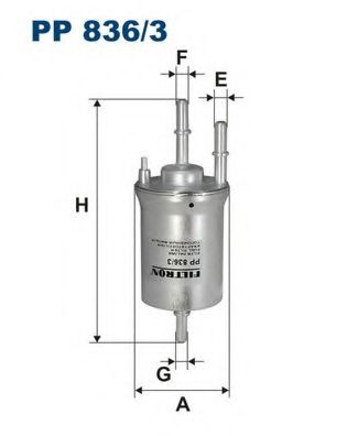 Топливный фильтр FILTRON PP836/3
