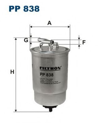 Топливный фильтр FILTRON PP838