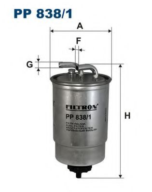 Топливный фильтр FILTRON PP838/1