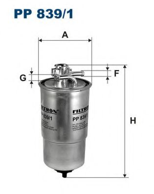 Топливный фильтр FILTRON PP839/1