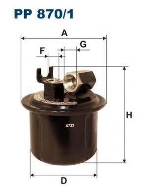 Топливный фильтр FILTRON PP870/1