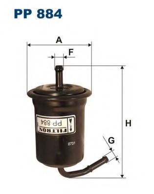 Топливный фильтр FILTRON PP884