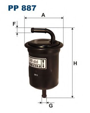 Топливный фильтр FILTRON PP887