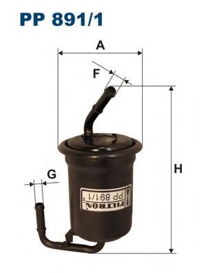 Топливный фильтр FILTRON PP891/1