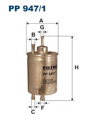 Топливный фильтр FILTRON PP947/1