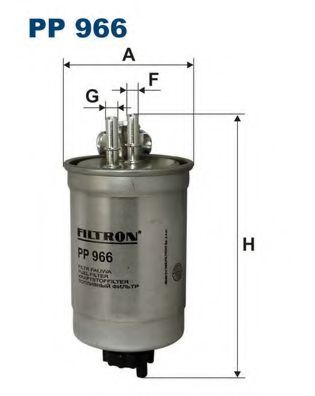 Топливный фильтр FILTRON PP966