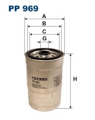 Топливный фильтр FILTRON PP969