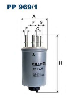 Топливный фильтр FILTRON PP969/1