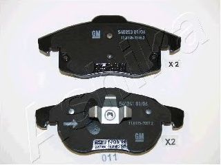 Тормозные колодки ASHIKA 50-00-011