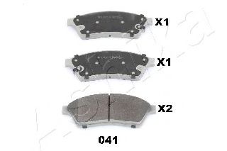 Тормозные колодки ASHIKA 50-00-041
