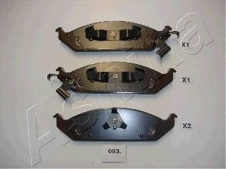 Тормозные колодки ASHIKA 50-00-093