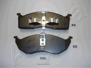 Тормозные колодки ASHIKA 50-00-099