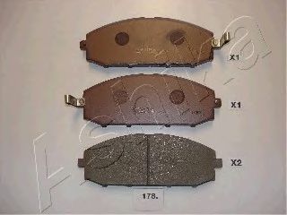 Тормозные колодки ASHIKA 50-01-178