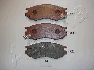 Тормозные колодки ASHIKA 50-01-197