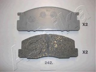Тормозные колодки ASHIKA 50-02-242