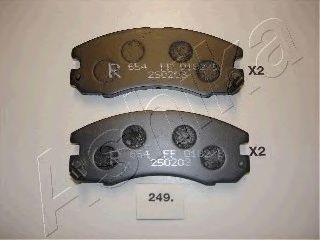 Тормозные колодки ASHIKA 50-02-249