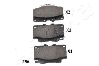 Тормозные колодки ASHIKA 50-02-256