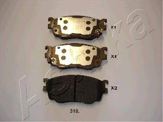 Тормозные колодки ASHIKA 50-03-318