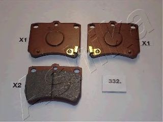 Тормозные колодки ASHIKA 50-03-332