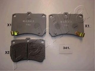 Тормозные колодки ASHIKA 50-03-341