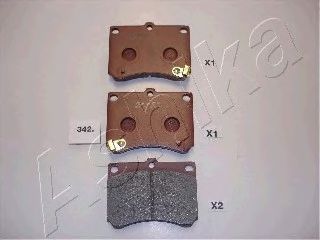 Тормозные колодки ASHIKA 50-03-342