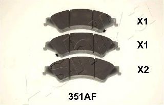 Тормозные колодки ASHIKA 50-03-351