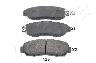 Тормозные колодки ASHIKA 50-04-415