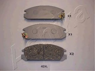 Тормозные колодки ASHIKA 50-04-424