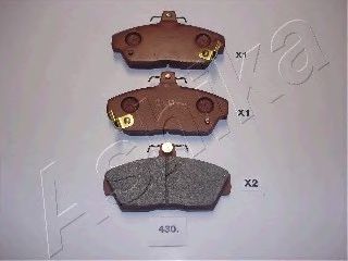 Тормозные колодки ASHIKA 50-04-430