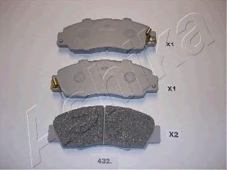 Тормозные колодки ASHIKA 50-04-432
