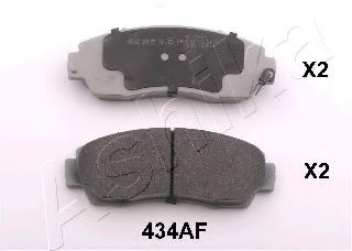 Тормозные колодки ASHIKA 50-04-434