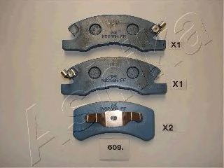 Тормозные колодки ASHIKA 50-06-609