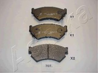 Тормозные колодки ASHIKA 50-07-707