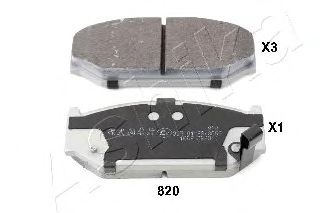 Тормозные колодки ASHIKA 50-08-820