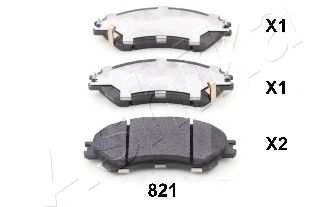 Тормозные колодки ASHIKA 50-08-821