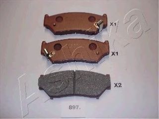 Тормозные колодки ASHIKA 50-08-897